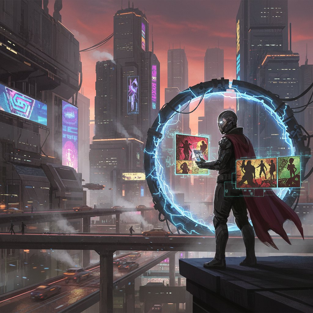Cyberpunk 2077: Chrome Comic Series Guide — illustration