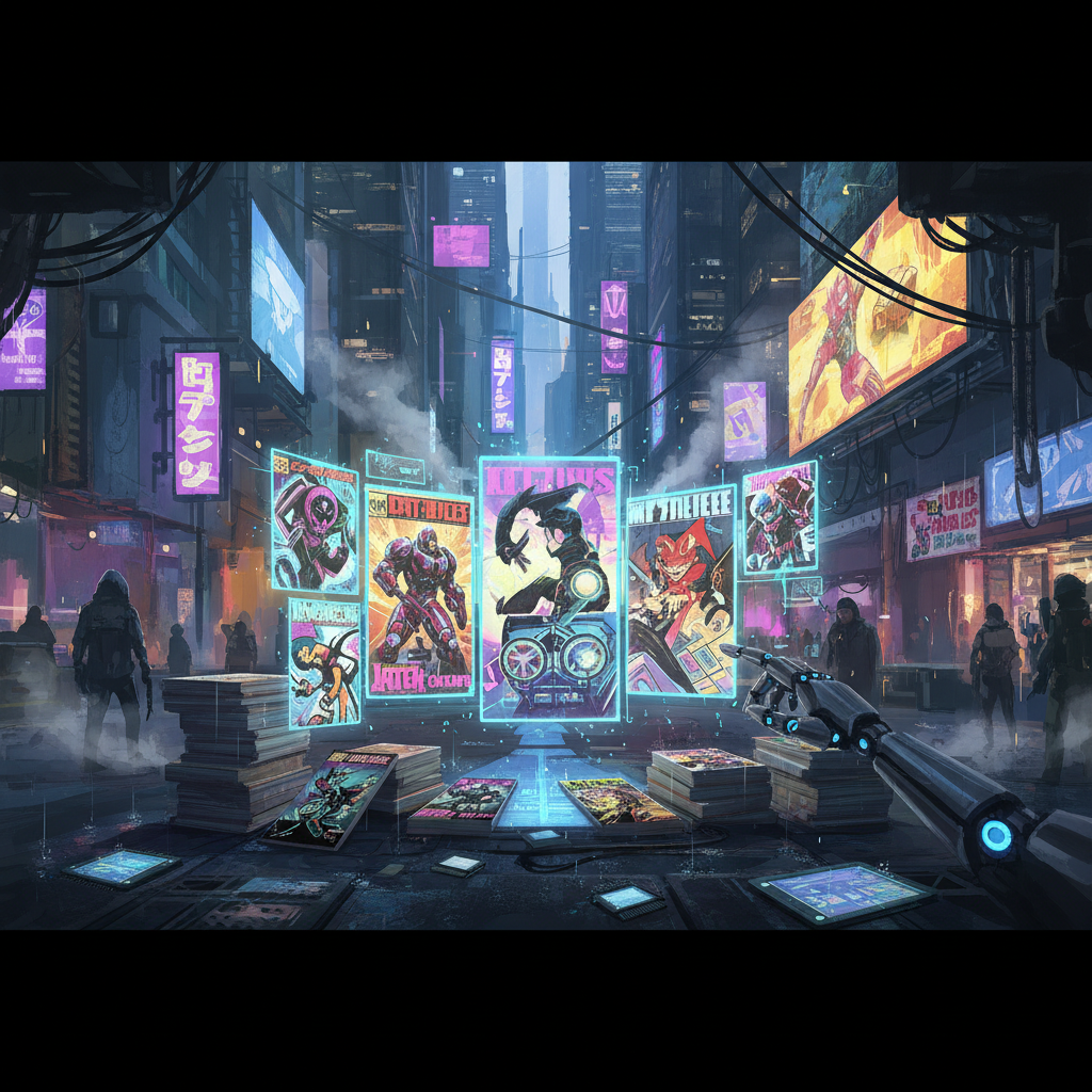 Cyberpunk 2077 Comic Release Guide — illustration