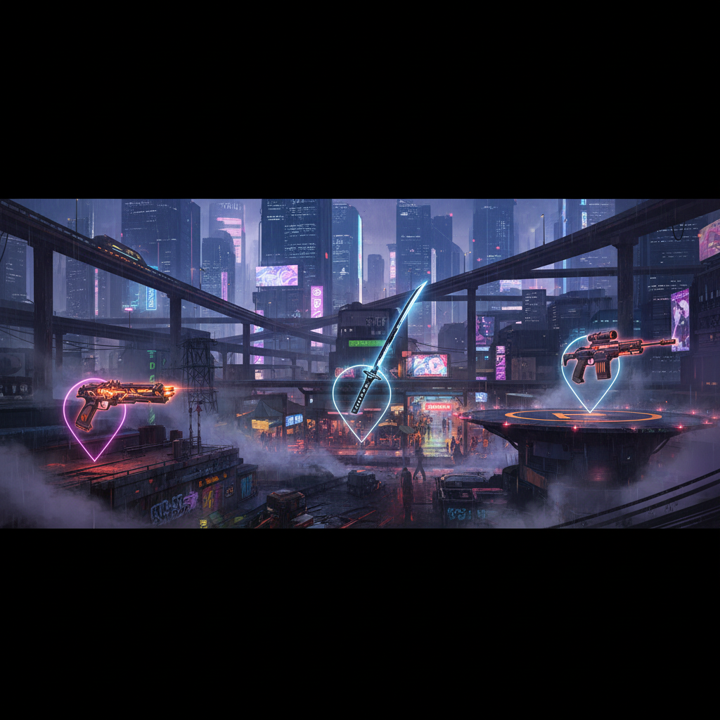 Cyberpunk 2077 Iconic Weapons Locations Guide